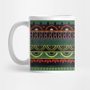 Safari Splendor: Jungle-Inspired Fabric Pattern Mug